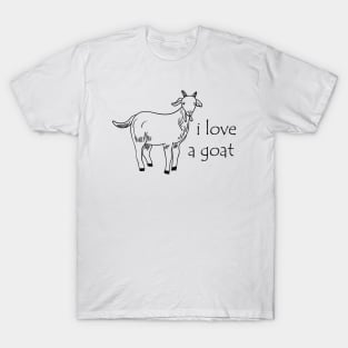 Goat - I love a goat T-Shirt